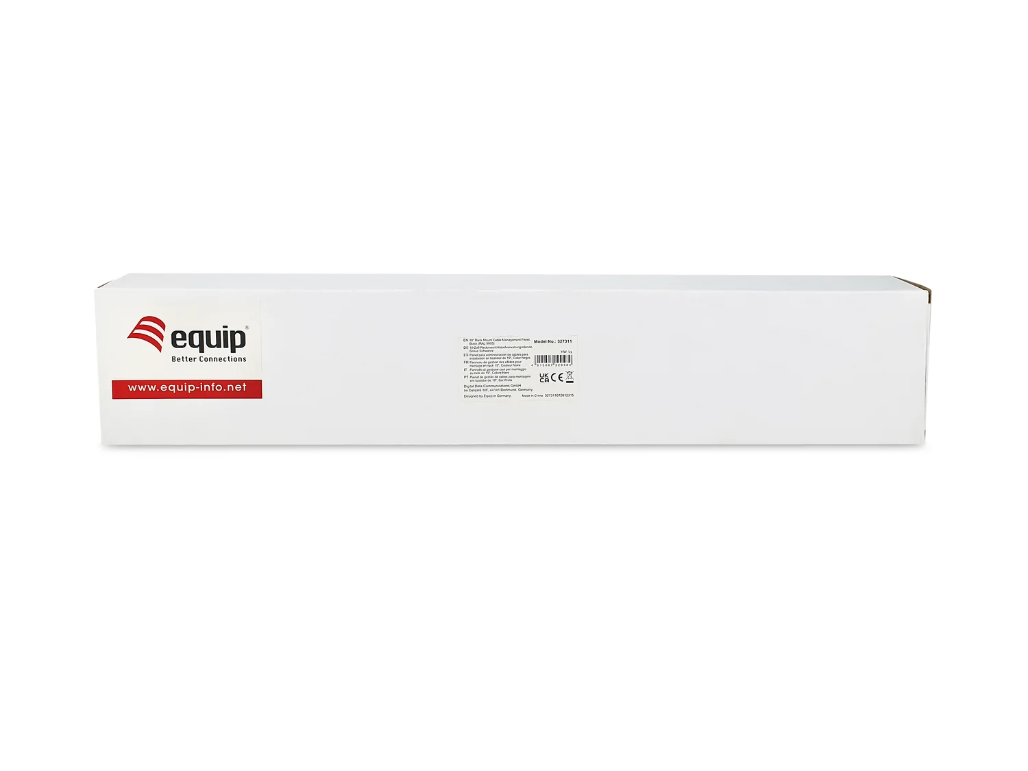 Painel de Gestão de Cabos Rack 19" 1U Equip 327311 Plástico e Aço Preto - Imagem 7