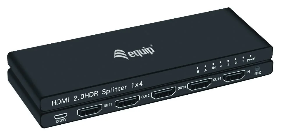 Splitter HDMI 2.0 Equip 4 Portas 4K 60Hz - Imagem 1
