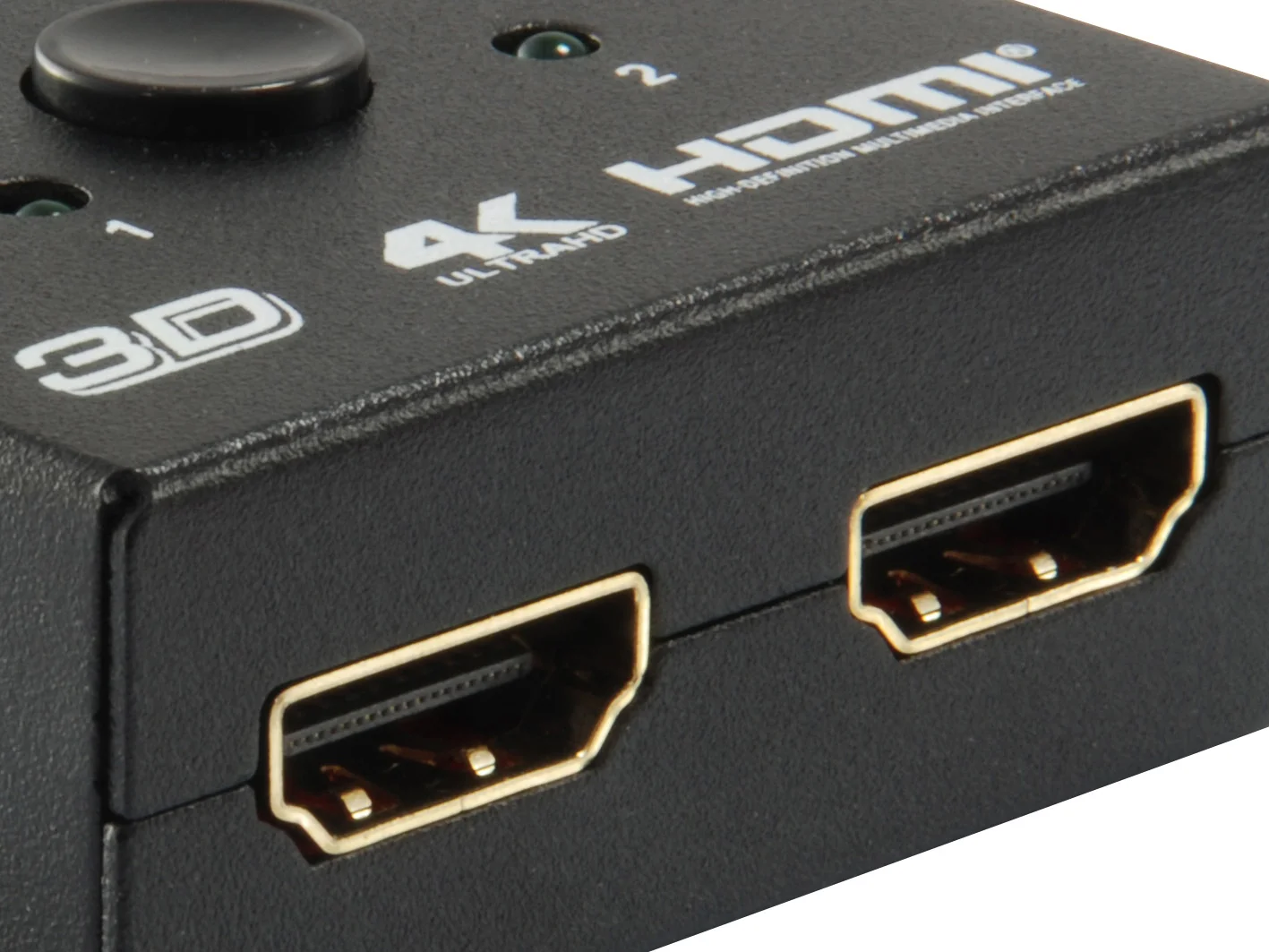 Comutador HDMI Bidirecional 2 Entradas 1 Saída Plug and Play 3D Equip - Imagem 4