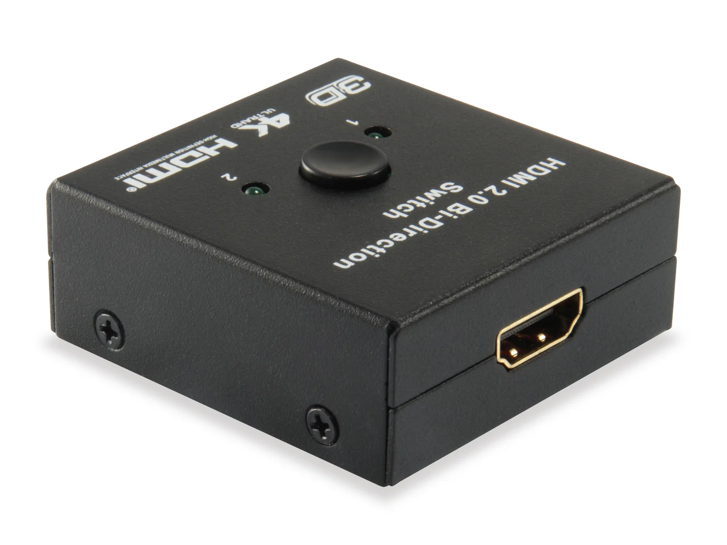 Comutador HDMI Bidirecional 2 Entradas 1 Saída Plug and Play 3D Equip - Imagem 2