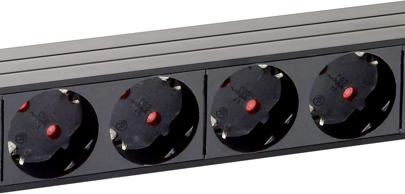 Tomada de Corrente para Rack Equip PDU 9 Saídas AC 1U 1,8 m Preto - Imagem 3