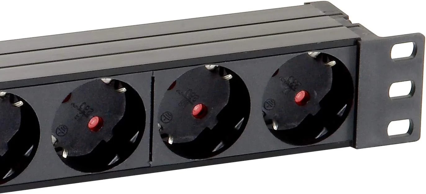 Tomada de Corrente para Rack Equip PDU 9 Saídas AC 1U 1,8 m Preto - Imagem 4