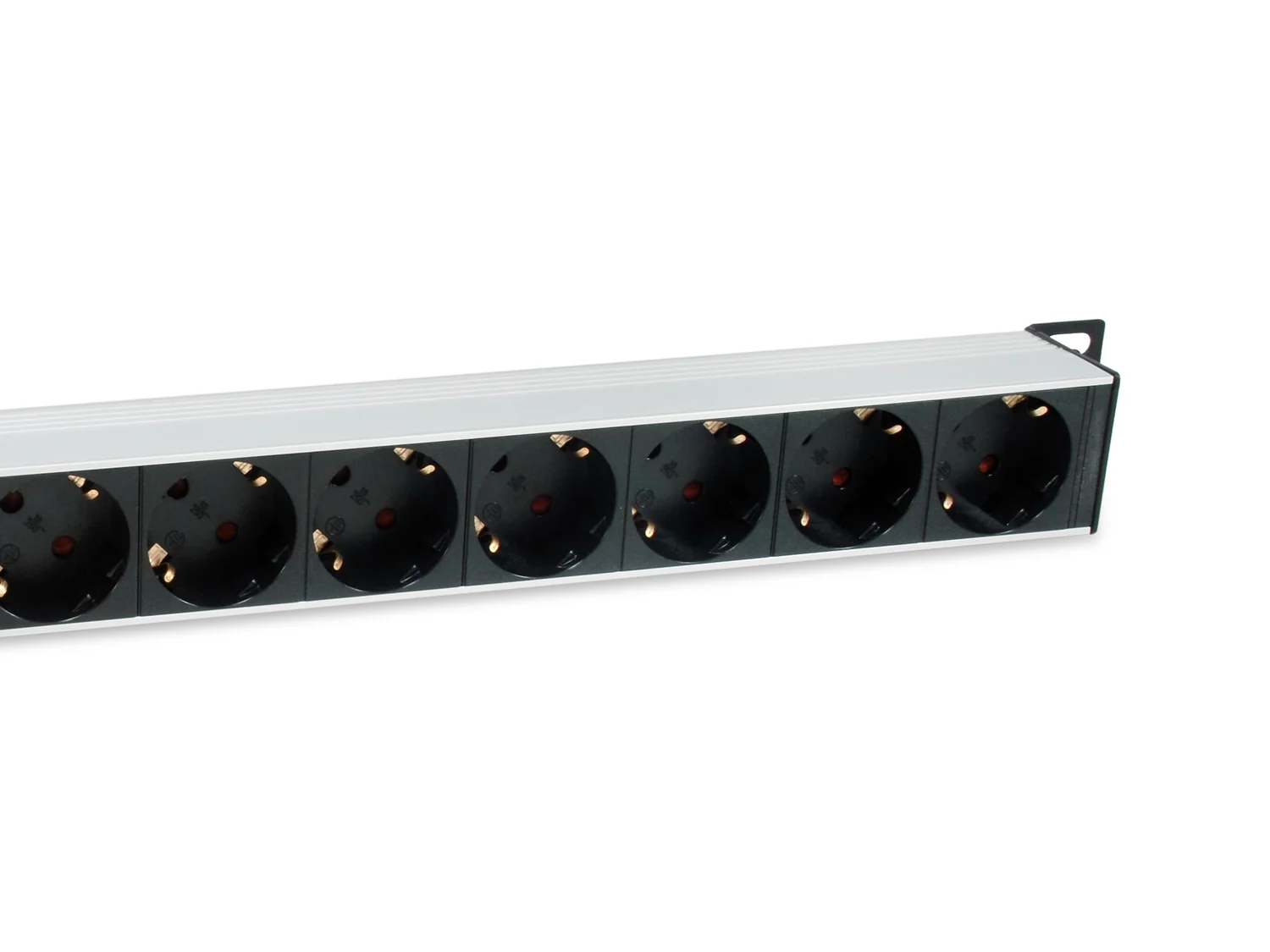 Tomada PDU Rack 19" 1U 8 Saídas AC Alumínio 3500W Cabo 3m Equip 333308 - Imagem 3