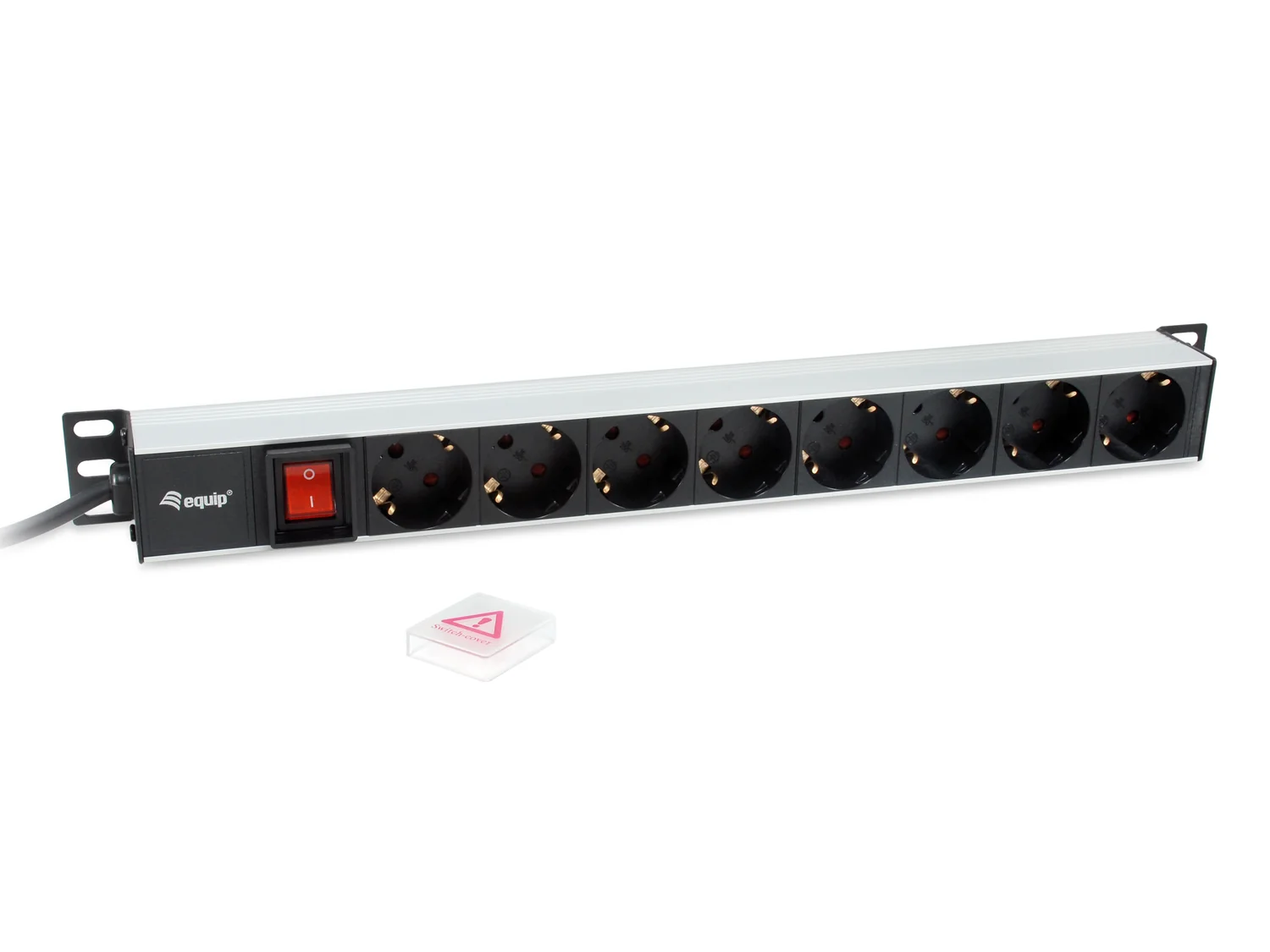 Tomada PDU Rack 19" 1U 8 Saídas AC Alumínio 3500W Cabo 3m Equip 333308 - Imagem 4