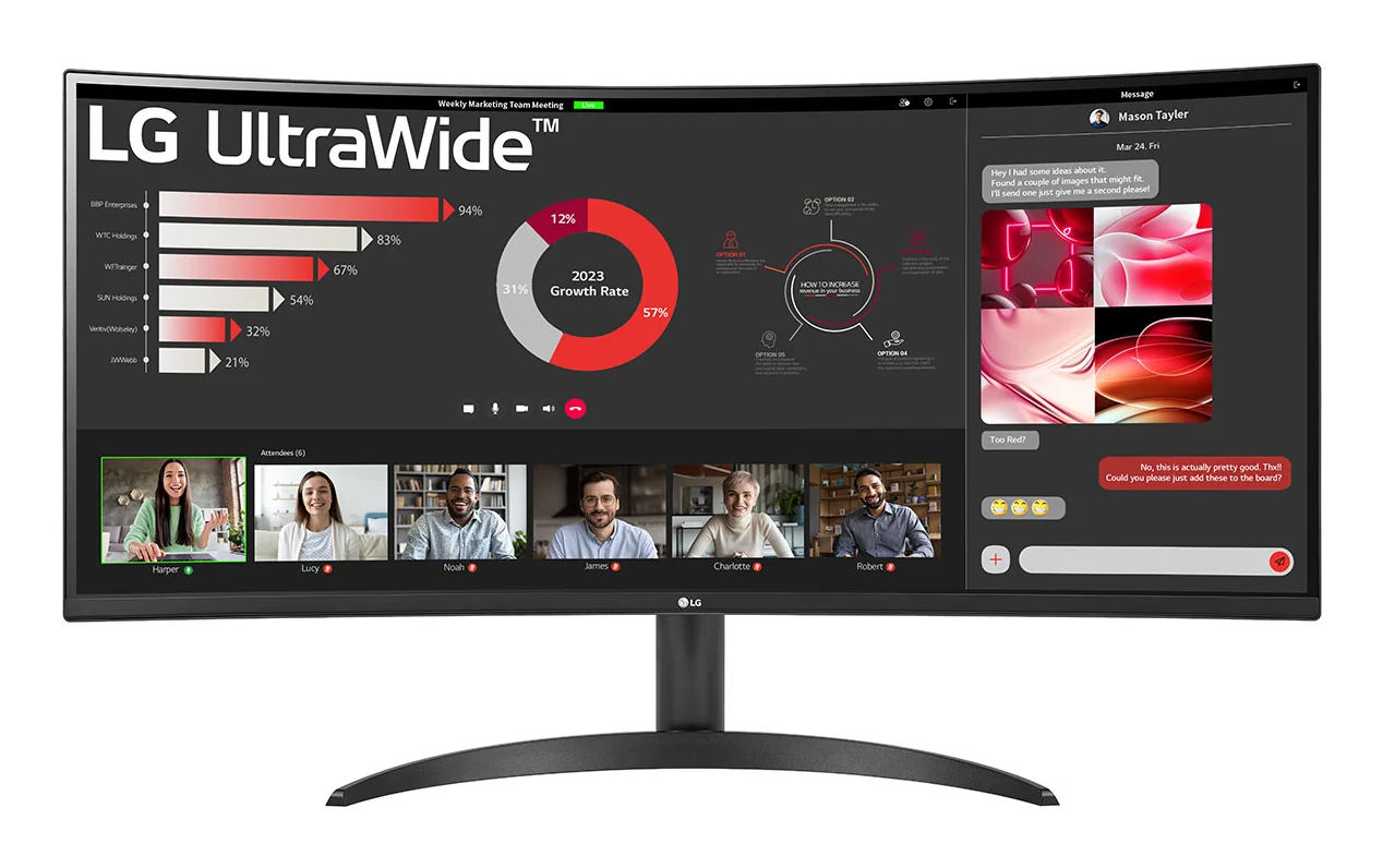 Monitor Curvo LG 34WR50QK-B 34" UWQHD VA 100Hz HDR10 FreeSync