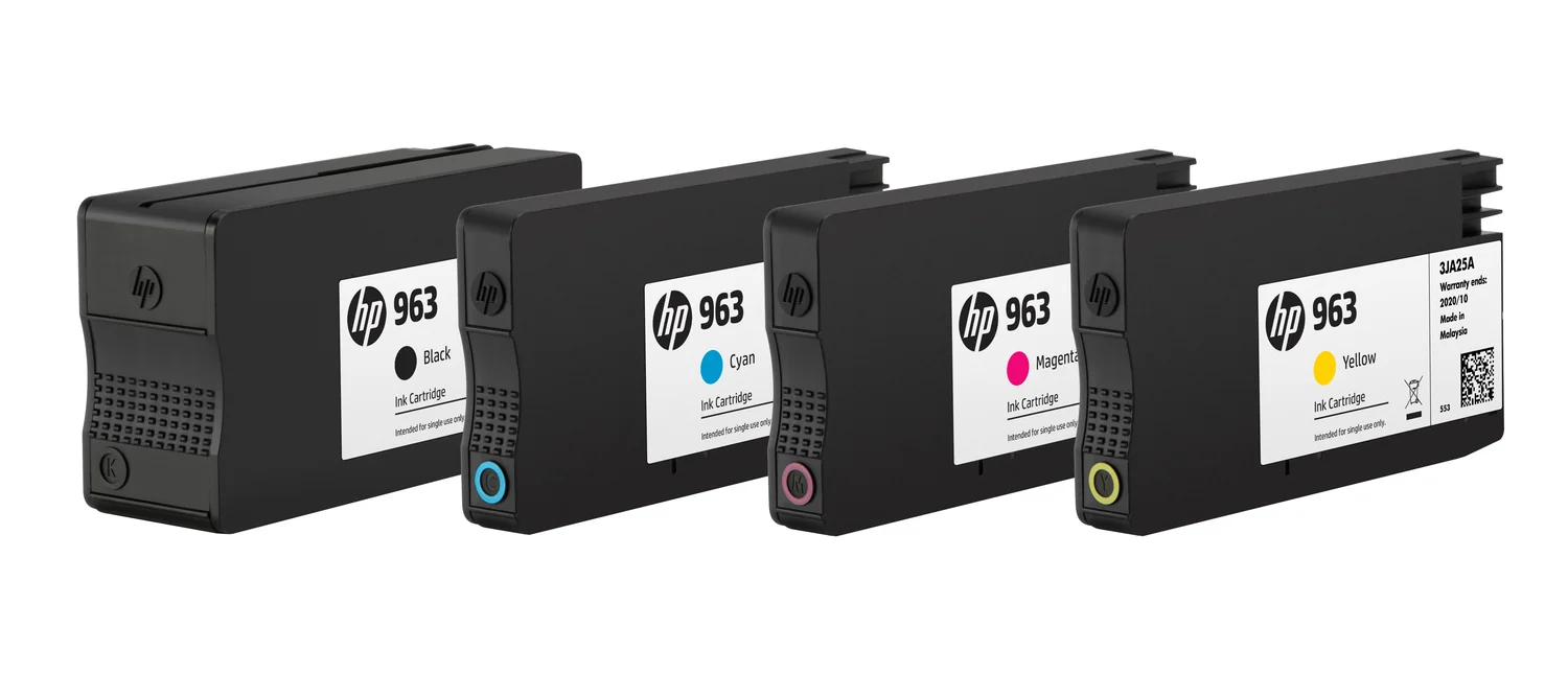 Tinteiro Original HP 963 Amarelo para OfficeJet Pro (3JA25AE#LS1) - Imagem 13