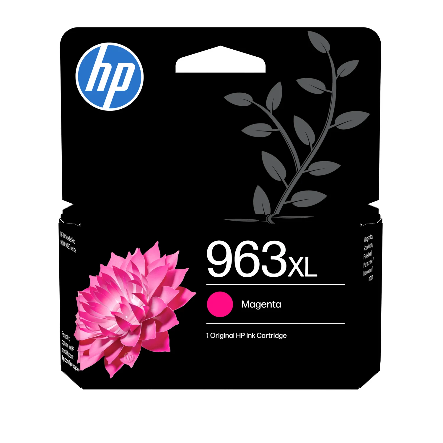 Tinteiro HP 963XL Magenta Original de Alto Rendimento para OfficeJet Pro 9010/9020