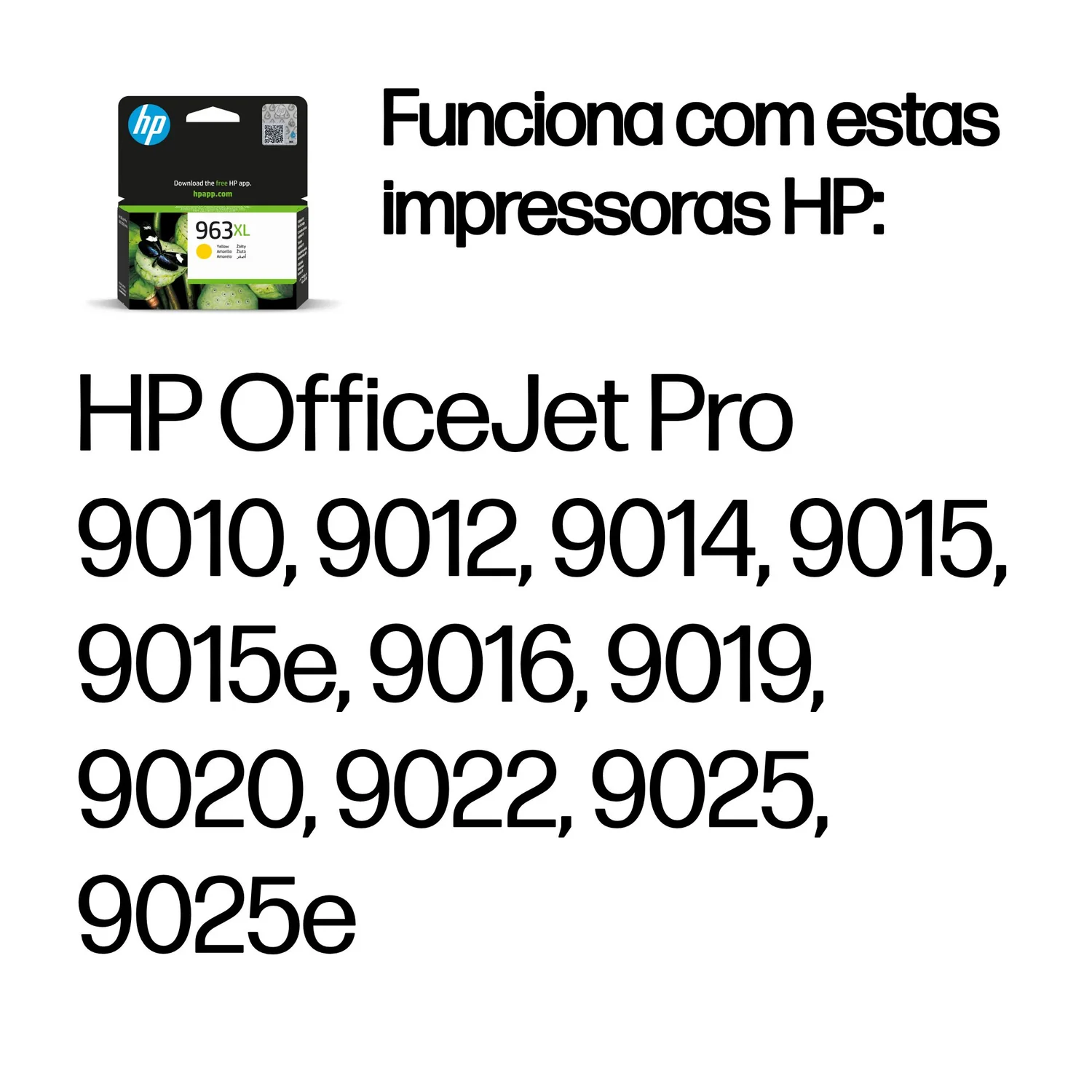 Tinteiro HP 963XL Amarelo Original Alto Rendimento 1600 Páginas - Imagem 2
