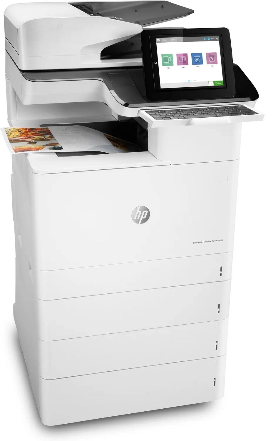 Impressora Multifunções HP Color LaserJet Enterprise Flow M776z A3 a Cores 46 ppm Duplex Wi-Fi - Imagem 3