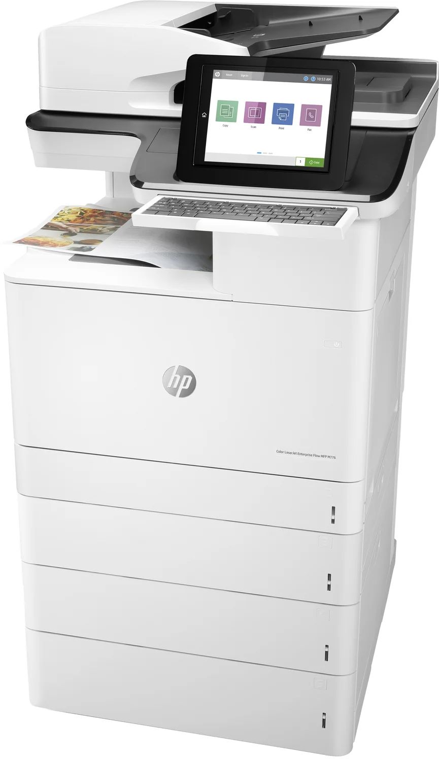 Impressora Multifunções HP Color LaserJet Enterprise Flow M776z A3 a Cores 46 ppm Duplex Wi-Fi - Imagem 2
