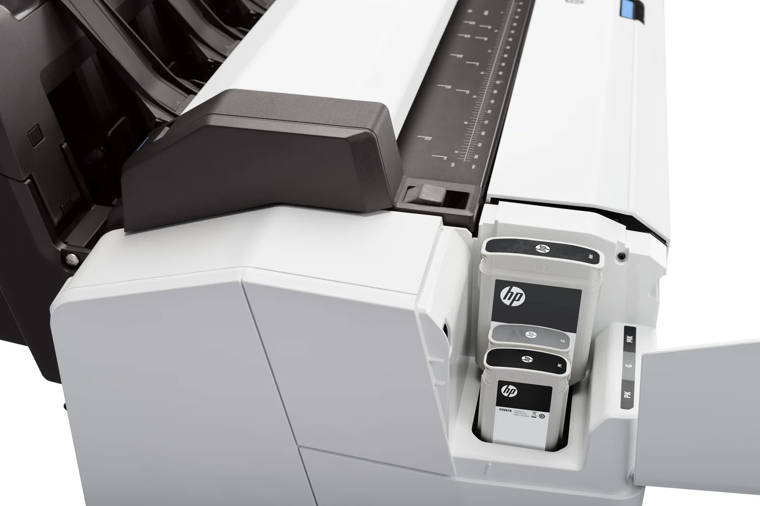 Plotter Multifunções HP DesignJet T2600ps 36" 2400x1200 DPI PostScript 128GB RAM 500GB HDD Branco - Imagem 8