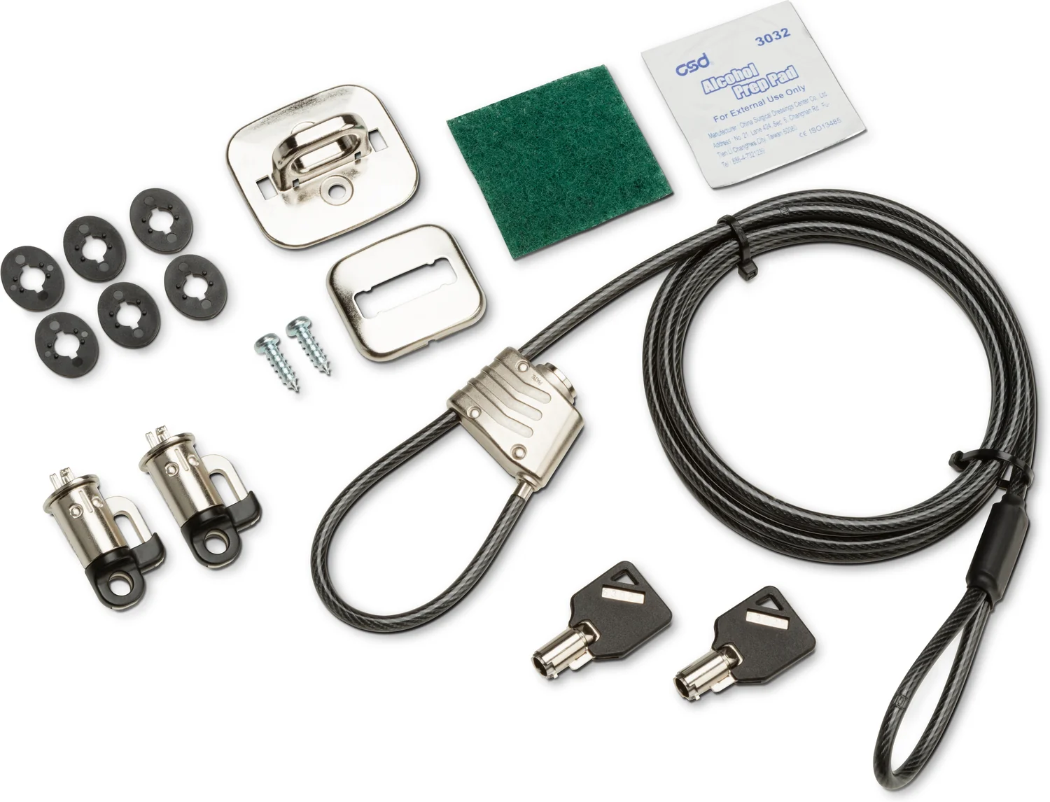 Kit Antifurto para PC HP Business Security Lock v3 - 2 Chaves, Compatível com HP ProDesk e EliteDesk - Imagem 3