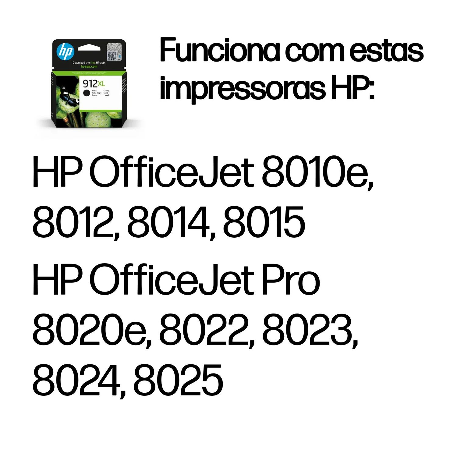 Tinteiro HP 912XL Preto Original de Elevado Rendimento - 720 Páginas - Imagem 2