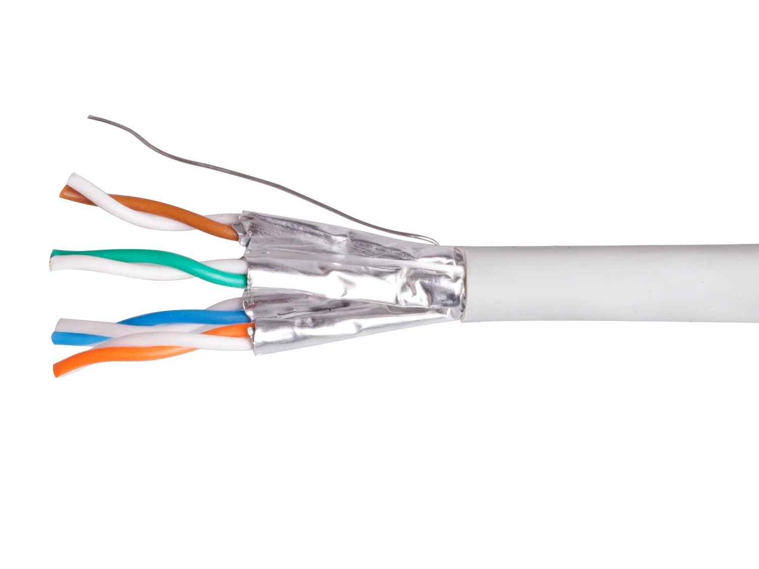 Cabo de Instalação de Rede Cat.6 U/UTP LSZH 100 m em Bobine Equip Cinzento - Imagem 1