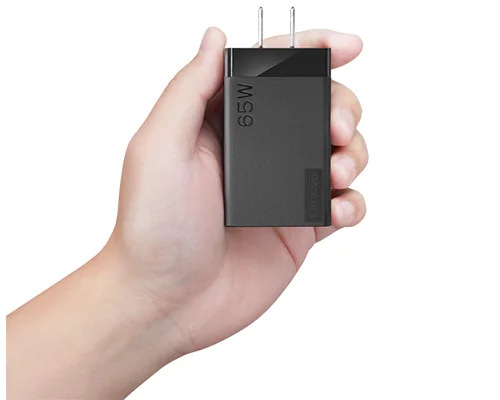 Carregador USB-C Lenovo 65W Travel Adapter Universal AC 4 Tomadas - Imagem 4