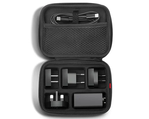 Carregador USB-C Lenovo 65W Travel Adapter Universal AC 4 Tomadas - Imagem 6