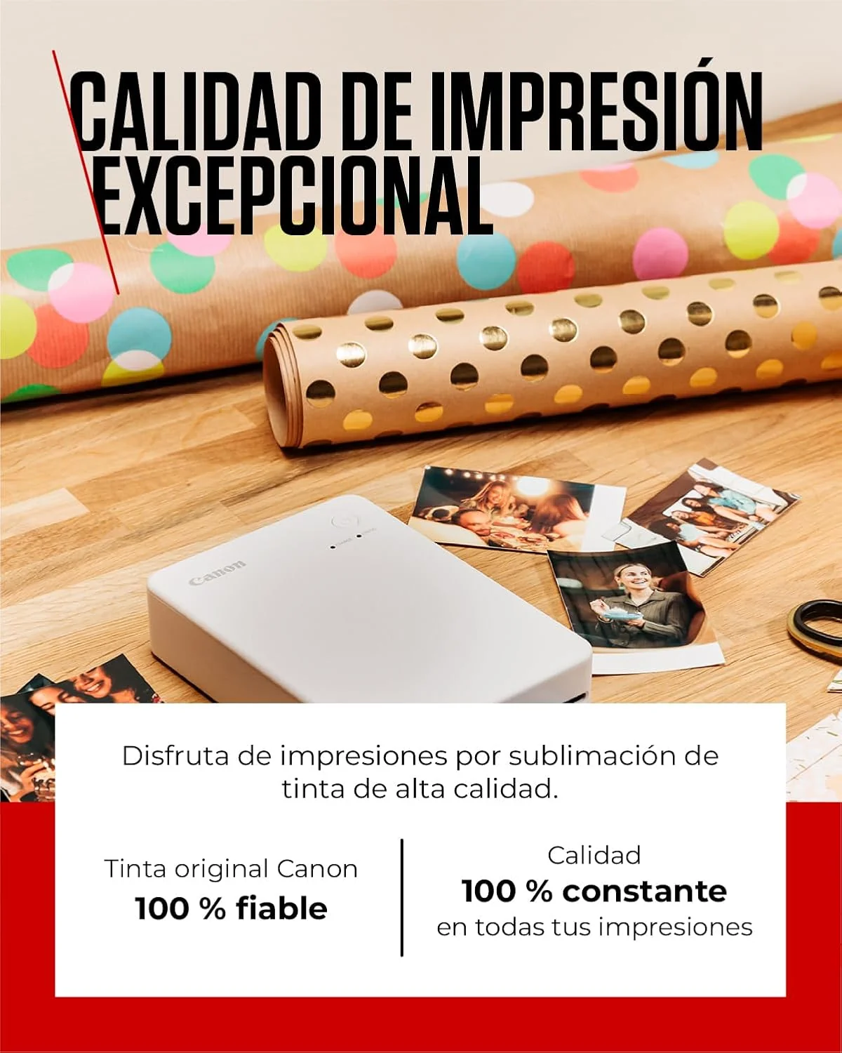 Kit Tinteiros e Papel Canon XS-20L para SELPHY SQUARE QX10 — 20 Folhas - Imagem 3