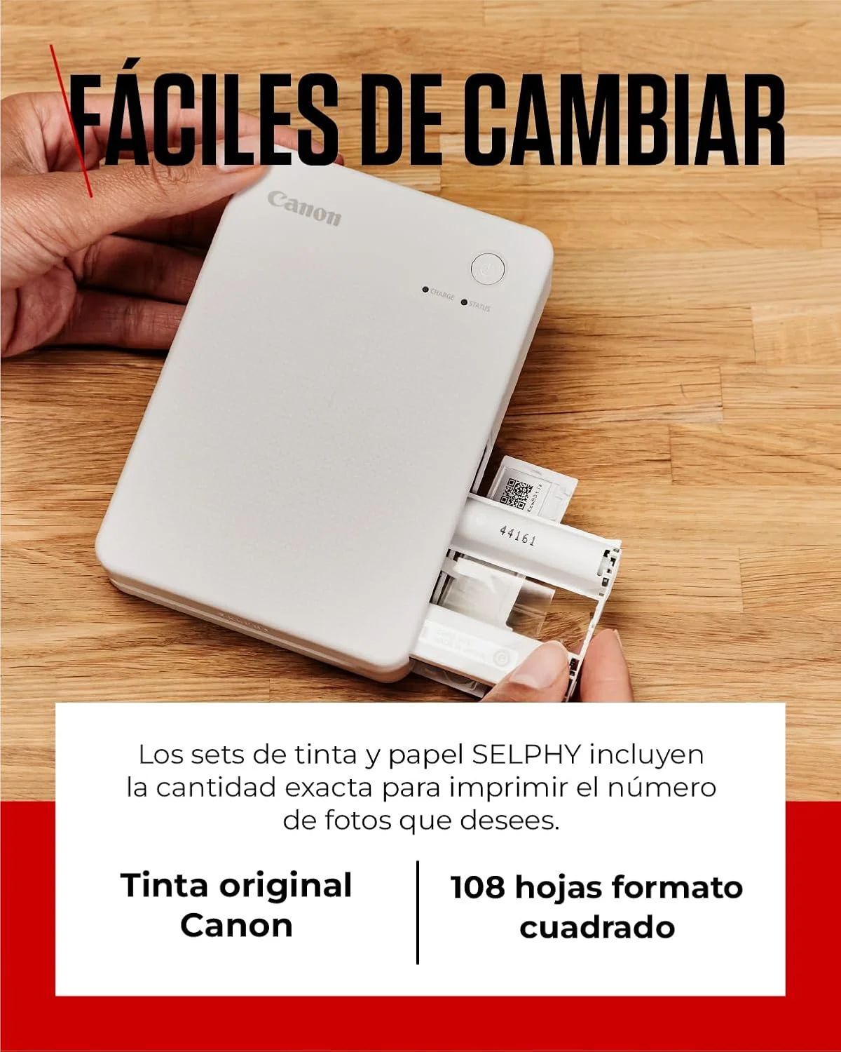 Kit Tinteiros e Papel Canon XS-20L para SELPHY SQUARE QX10 — 20 Folhas - Imagem 5