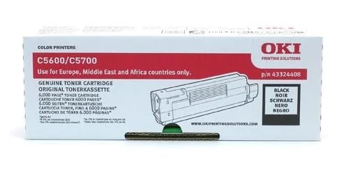 Toner OKI C5600/C5700 Preto 6000 Páginas - Imagem 1