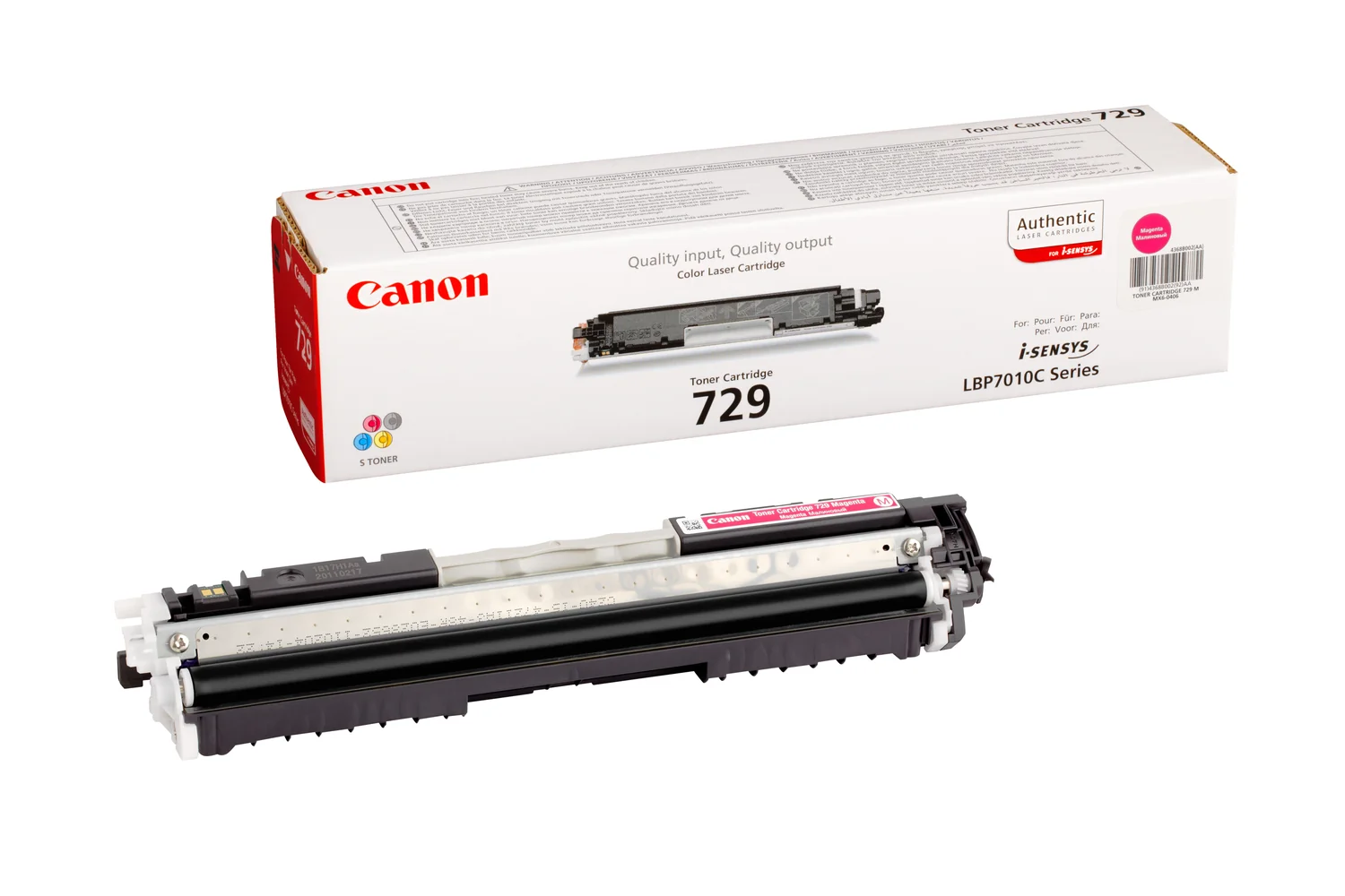 Toner Canon 729 Magenta original 1000 páginas para i-SENSYS LBP7010C/LBP7018C - Imagem 2
