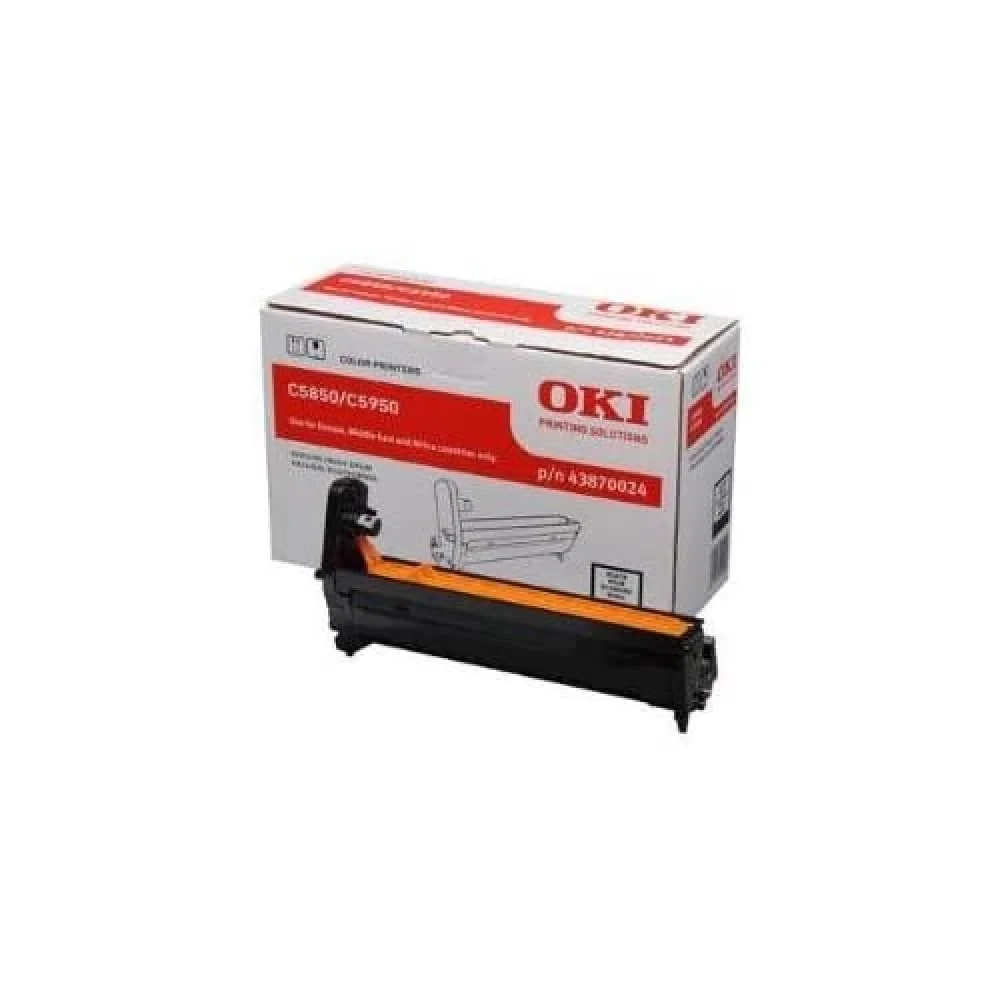 Toner OKI 43870024 Preto para C5850/C5950/MC560 (8.000 páginas) - Imagem 1