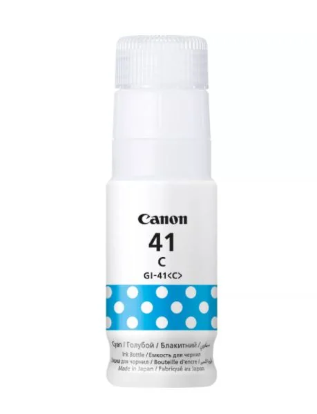 Tinteiro Canon GI-41C Ciano Original 70ml 7700 paginas PIXMA G1420 G2420 G2460 G3420 G3460 - Imagem 2