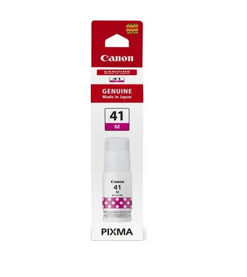 Tinteiro Canon GI-41M Magenta Original Frasco de Tinta Jato para Impressoras PIXMA MegaTank - Imagem 1