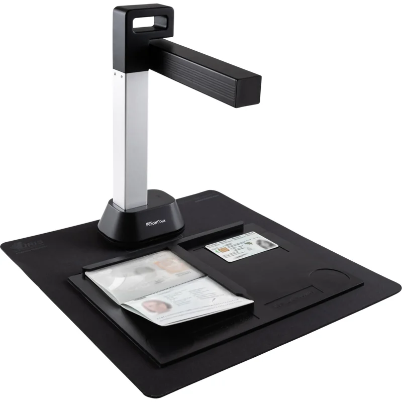 Scanner de documentos IRIS IRIScan Desk 6 A4 USB 8 MP preto e prateado - Imagem 6