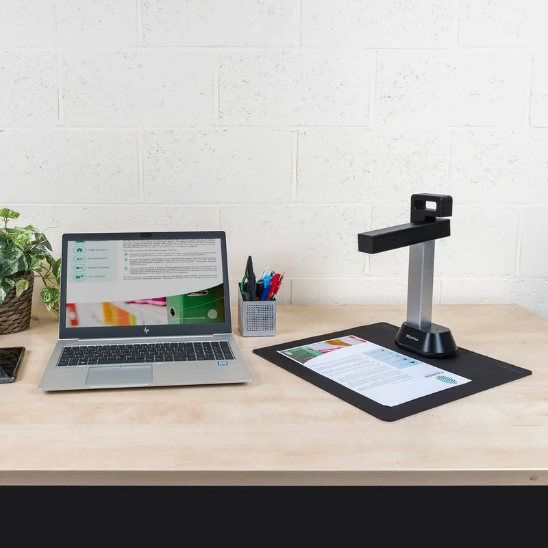 Scanner de documentos IRIS IRIScan Desk 6 A4 USB 8 MP preto e prateado - Imagem 7