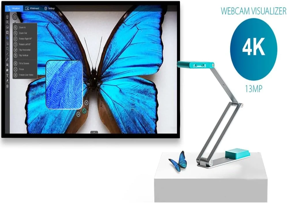 Visualizador de documentos IRIS IRIScan Visualizer 7 com câmara HD e iluminação LED - Imagem 7