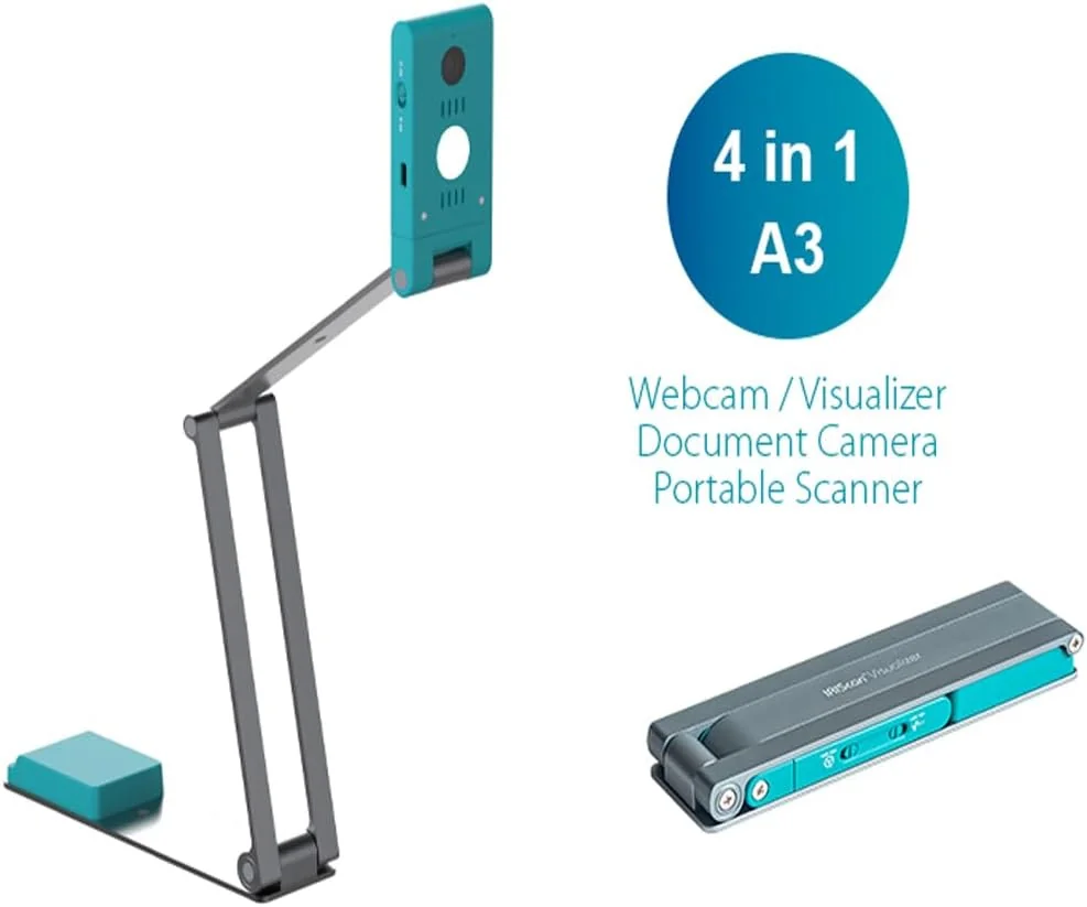 Visualizador de documentos IRIS IRIScan Visualizer 7 com câmara HD e iluminação LED - Imagem 4
