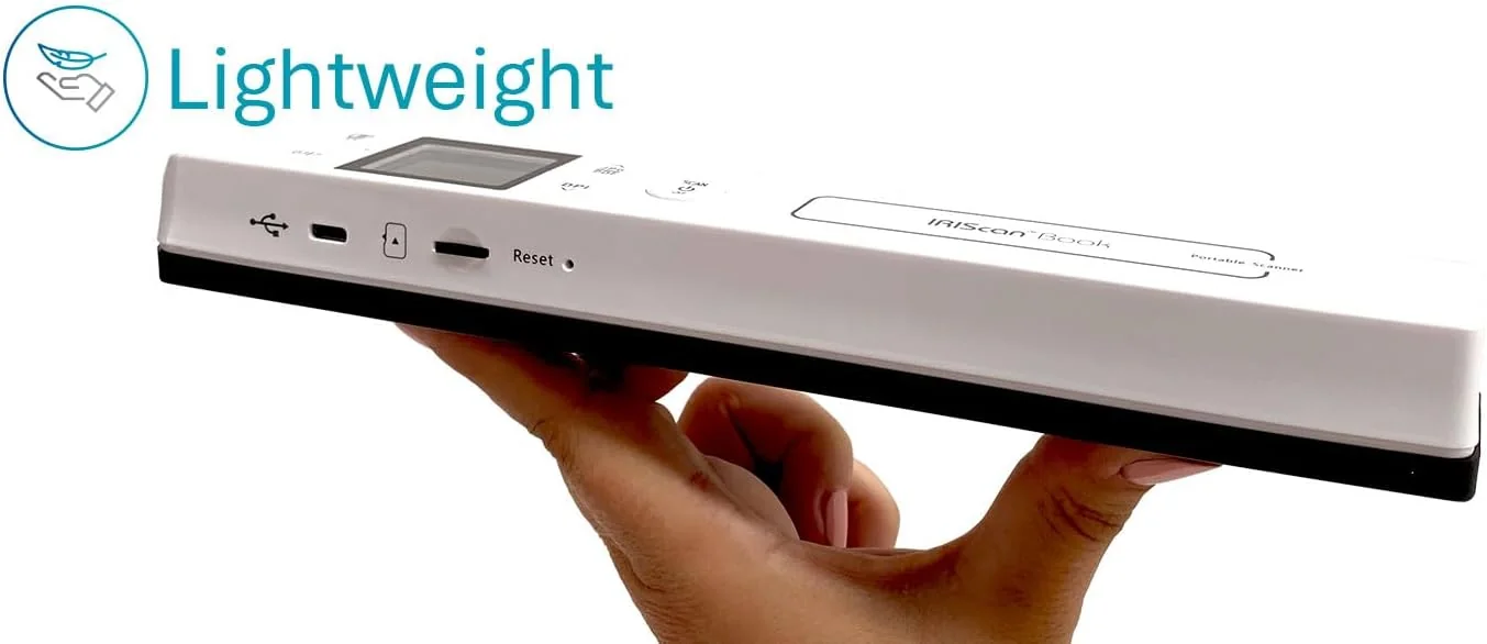 Scanner portátil de mão IRIS IRIScan Book 7 A4 com Wi-Fi e cartão microSD - Imagem 6