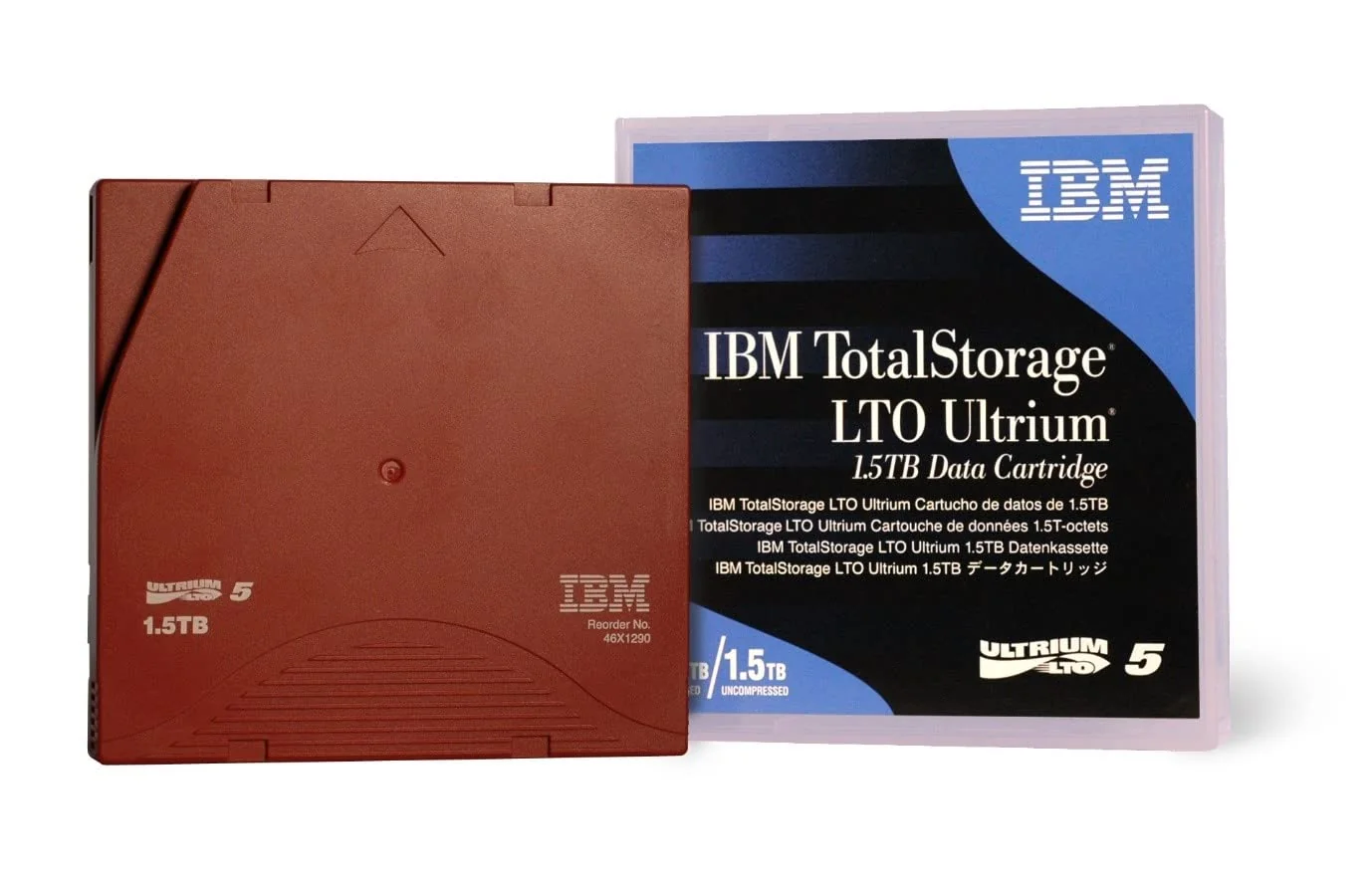 Cassete de Backup IBM Ultrium LTO-5 1.5TB/3TB