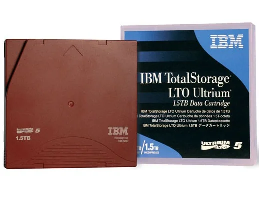 Fita de Backup LTO-5 Ultrium IBM 1,5TB/3,0TB Etiquetada (46X6666)