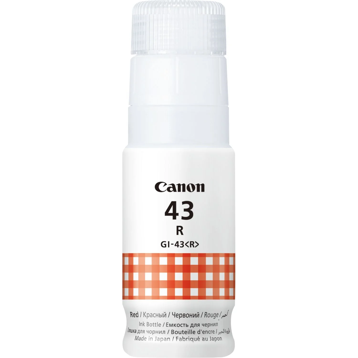 Tinteiro Original Canon GI-43R Vermelho 60 ml para PIXMA G540 / G640 - Imagem 1