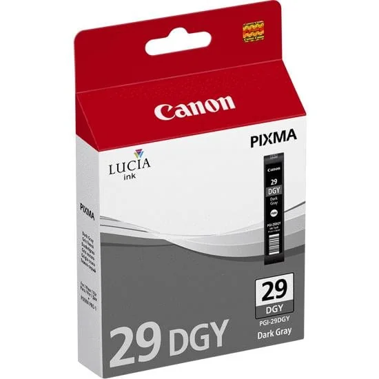 Tinteiro Canon PGI-29 DGY Cinzento Escuro Original para PIXMA Pro-1 - Imagem 2