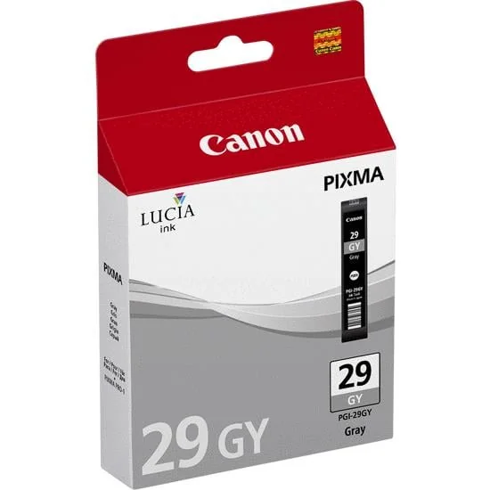 Tinteiro Original Canon PGI-29 GY Cinzento para PIXMA PRO-1 (790 págs.) - Imagem 2