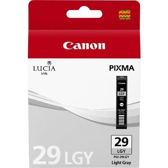 Tinteiro Canon PGI-29 Cinzento Claro Pigmentado Original para PIXMA PRO-1