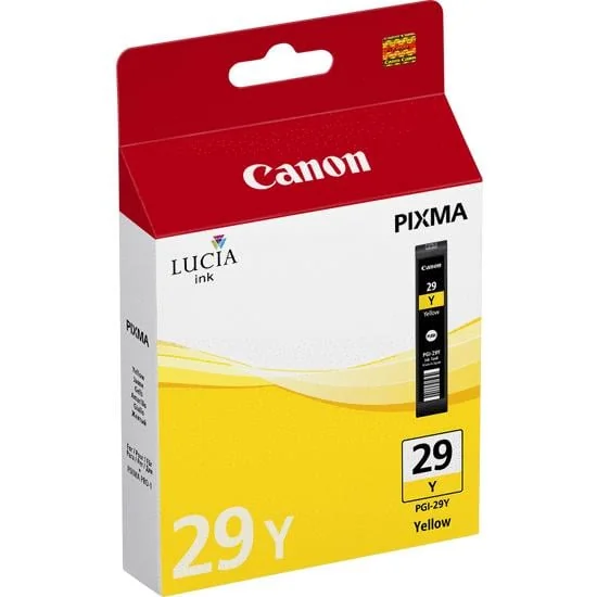 Tinteiro Canon PGI-29 Amarelo Pigmentado Original para PIXMA PRO-1 - Imagem 2