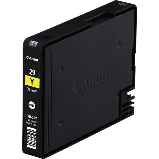 Tinteiro Canon PGI-29 Amarelo Pigmentado Original para PIXMA PRO-1 - Imagem 3