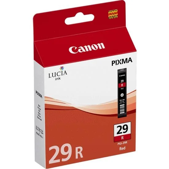 Tinteiro Canon PGI-29 Vermelho Pigmentado Original para PIXMA PRO-1 - Imagem 2