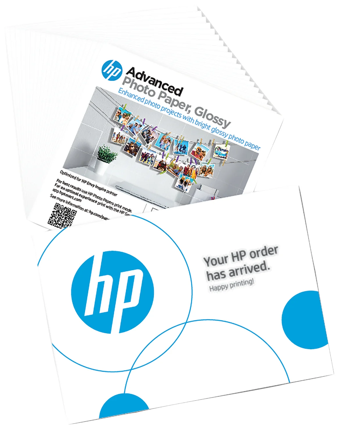 Papel Fotográfico HP Advanced Glossy 13x13 cm 250g/m² 20 Folhas - Imagem 1