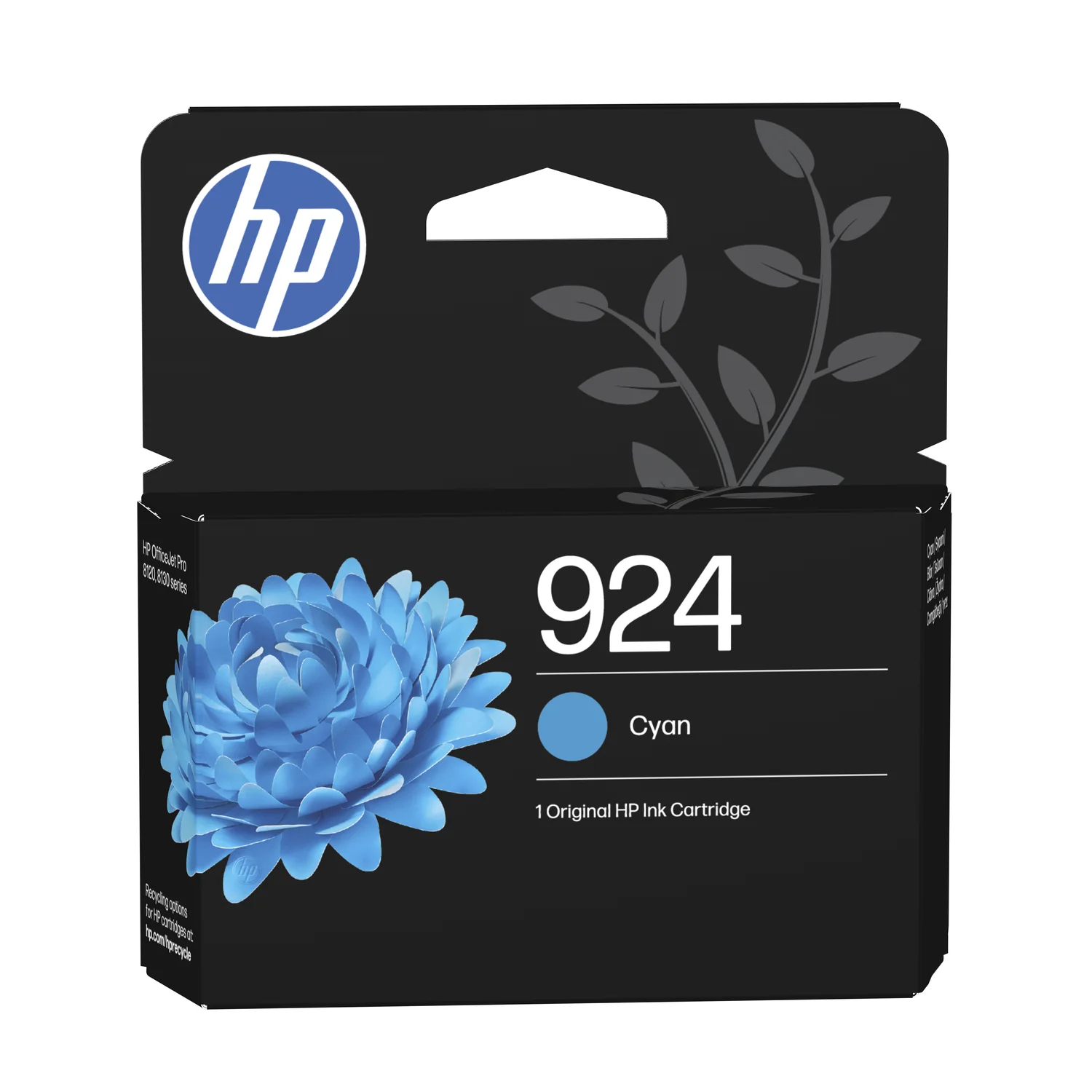 Tinteiro HP 924 Original Ciano para OfficeJet Pro 8120e/8130e 400 Págs