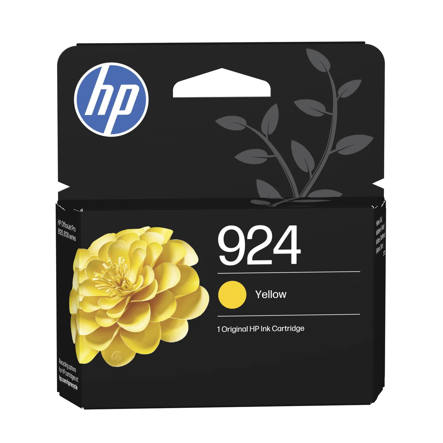 Tinteiro HP 924 Amarelo Original 400 Páginas (Série OfficeJet Pro 8120e/8130e)