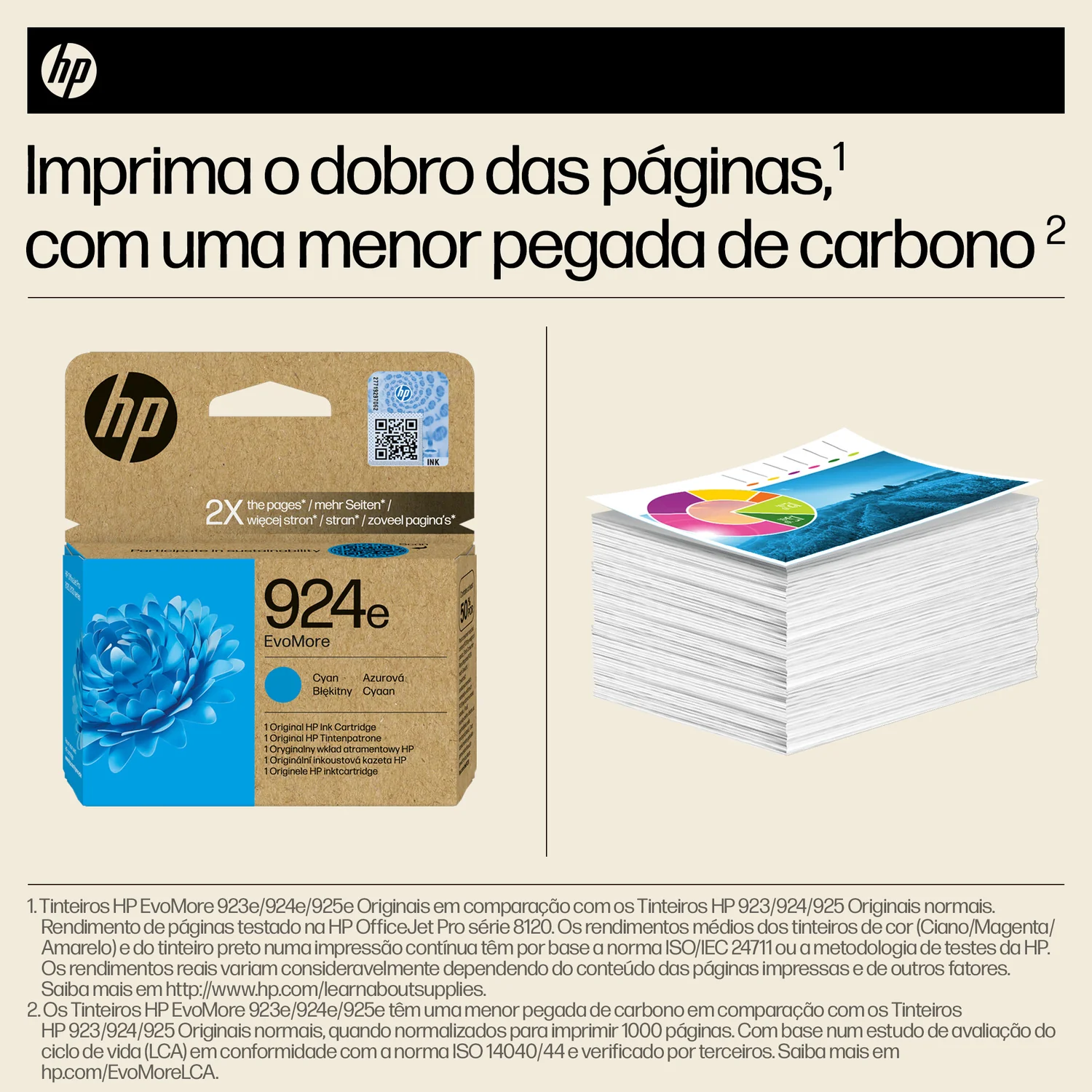Tinteiro HP 924e EvoMore Ciano Original de Alto Rendimento (XL) 800 Páginas - Imagem 3