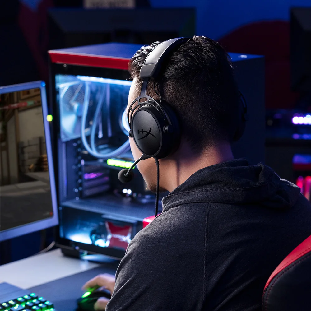 Headset de Gaming Sem Fios HyperX Cloud Alpha Wireless Preto/Vermelho - Imagem 5