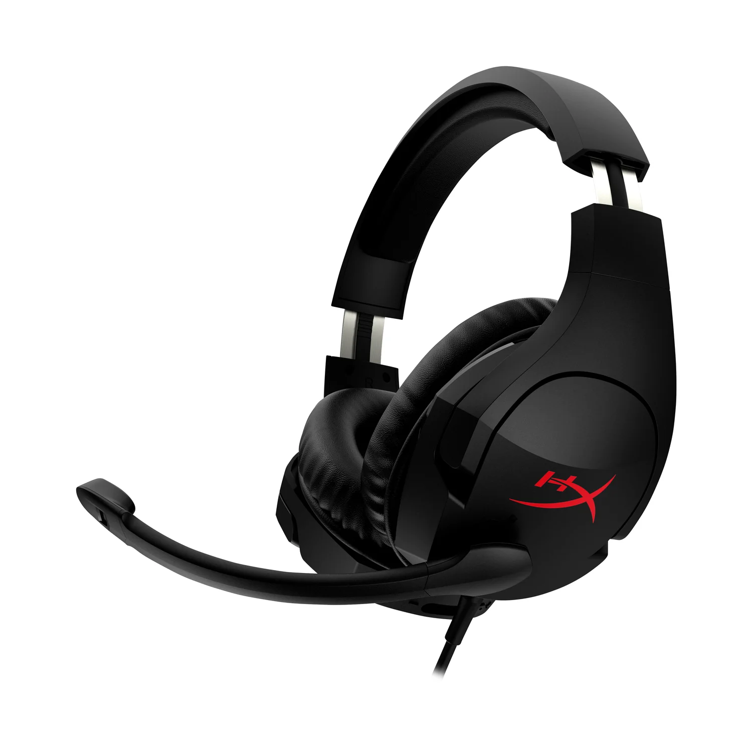 Headset Gaming HyperX Cloud Stinger Drivers 50mm Jack 3.5mm Microfone Cancelamento de Ruído Preto