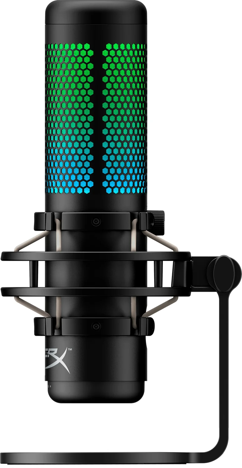 Microfone USB HyperX QuadCast S com Iluminação RGB Preto/Cinzento - Imagem 2