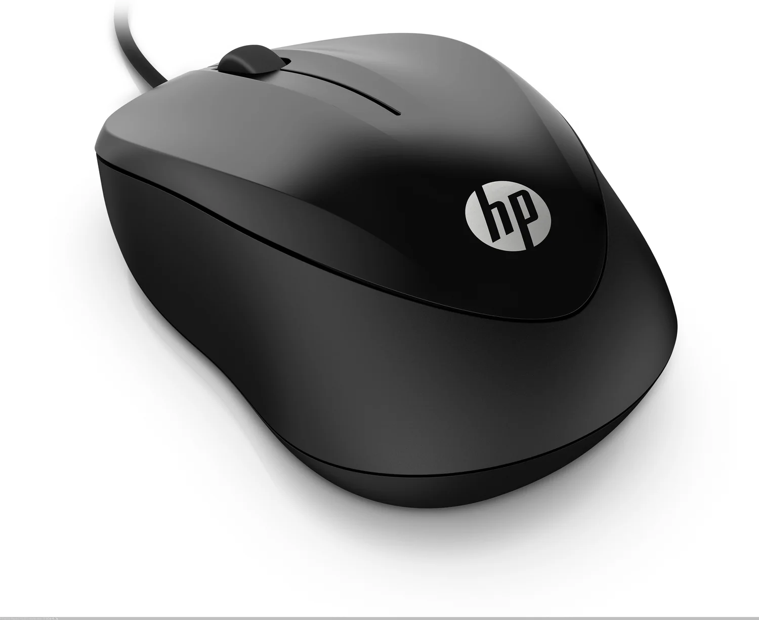 Rato com fios HP 1000 USB 1200 DPI ótico 3 botões ambidestro preto - Imagem 5