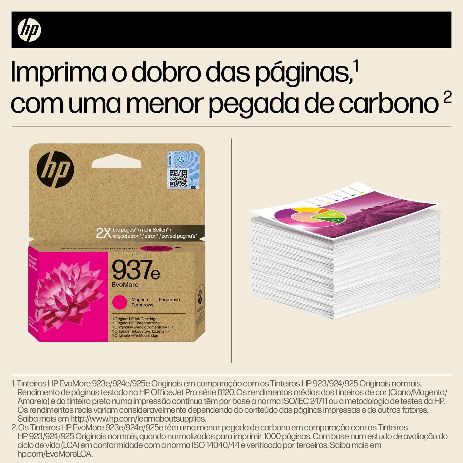 Tinteiro HP 937e EvoMore Magenta Original de Alto Rendimento (XL) 1650 Páginas - Imagem 3